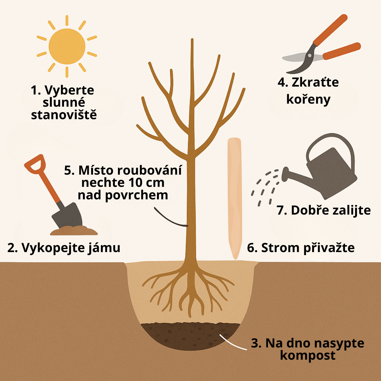 Sadba ovocných stromů_infografika